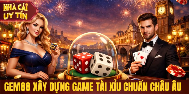 Gem88 xây dựng hệ thống tài xỉu chuẩn châu Âu